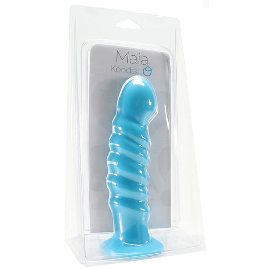 Kendall Silicone Dildo in Neon Blue