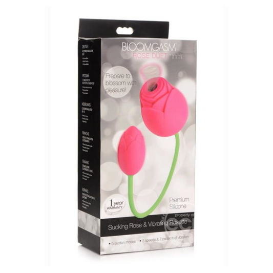 Bloomgasm Rose Duet - Sucking Rose and Vibrating Rosette