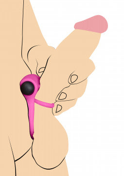 Bang - Silicone Cock Ring and Bullet With Remote C