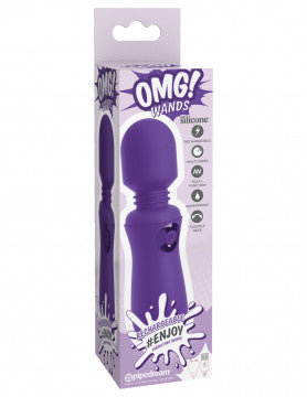 Omg! Wands Enjoy Rechargeable Vibrating Wand - Purple