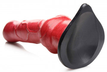 Cc - Hell-Hound - Canine Penis Silicone Dildo - Red