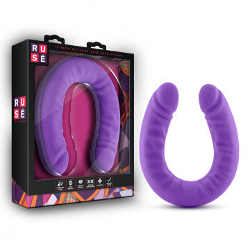 Ruse - purple Silicone Double Headed Dildo - 18 Inch - Cerise