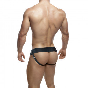 Erection Assist Hollow Strap on - Black