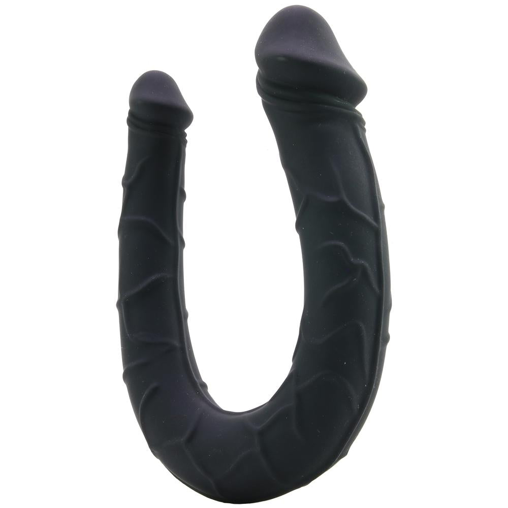 Seduce Me Curved Double Dildo in Black
