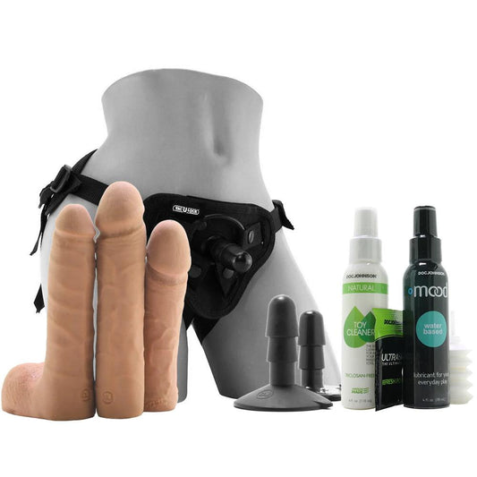 ULTRASKYN Vac-U-Lock Harness Set in Caramel