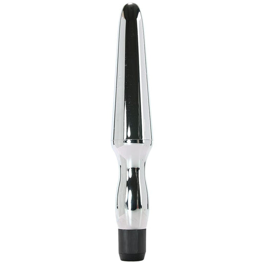 Vibrating Waterproof Anal Probe in Silver