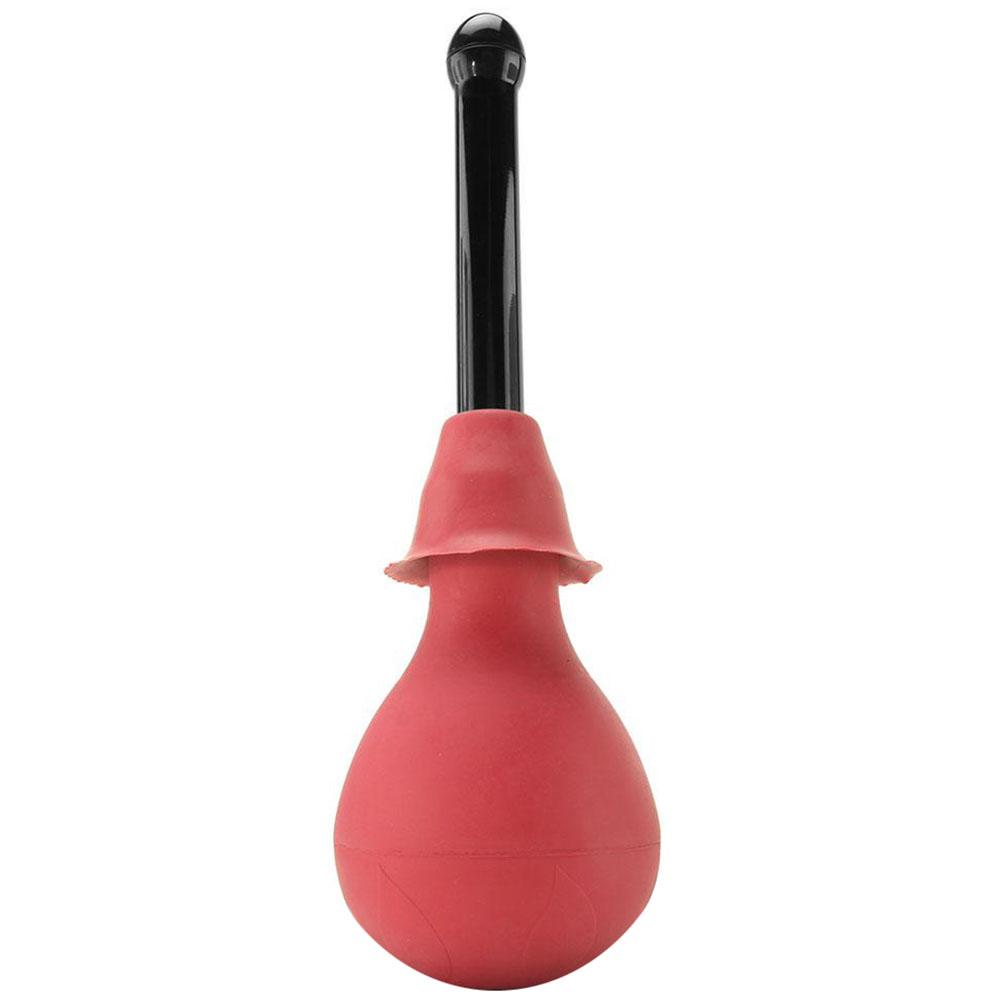 Vulcanite Anal Douche with Attachment