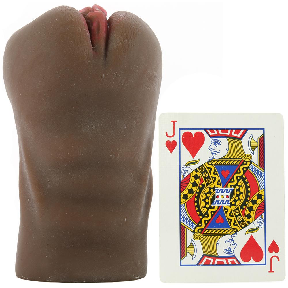 Stroke It Anatomical Pussy Stroker in Brown