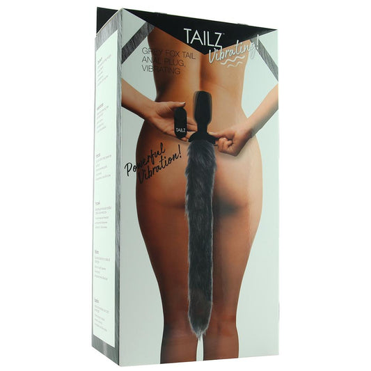 Tailz Grey Fox Vibrating Anal Plug