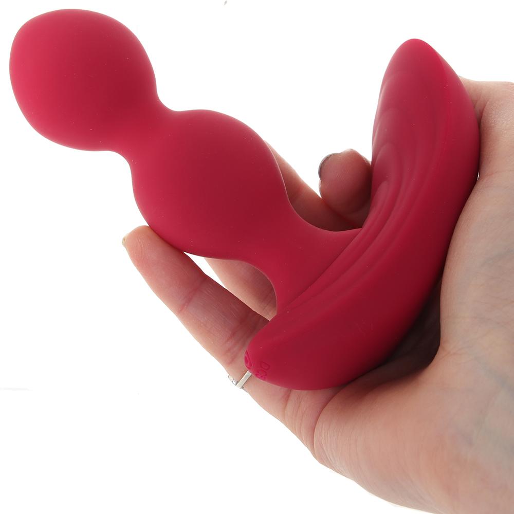 The Bubble Butt Inflatable Remote Vibe in Rose