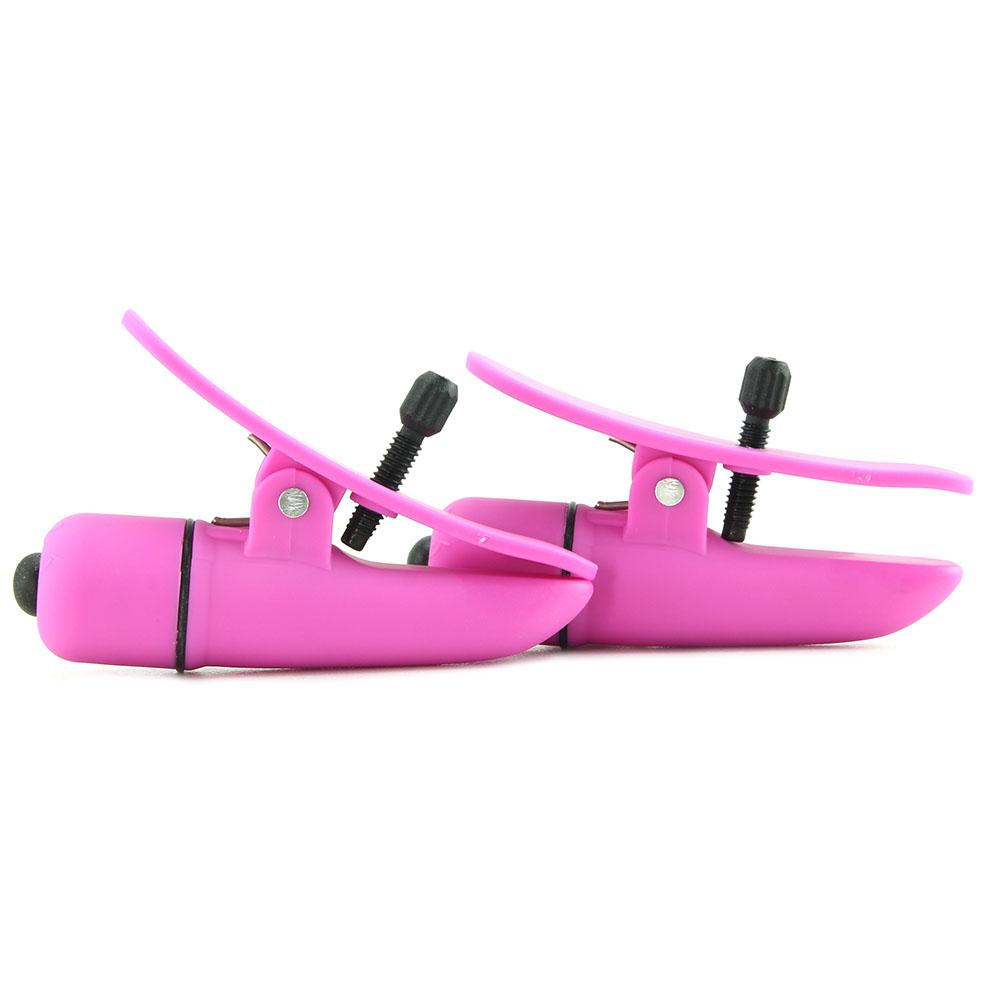 nipple play Vibrating Nipplettes in Pink