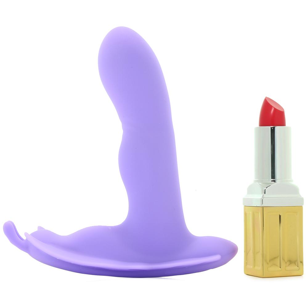 Venus Butterfly Remote Rocking Penis Vibe in Purple
