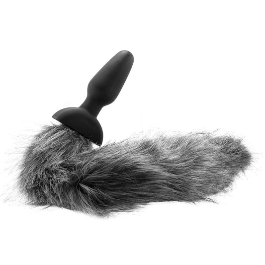 Tailz Grey Fox Vibrating Anal Plug
