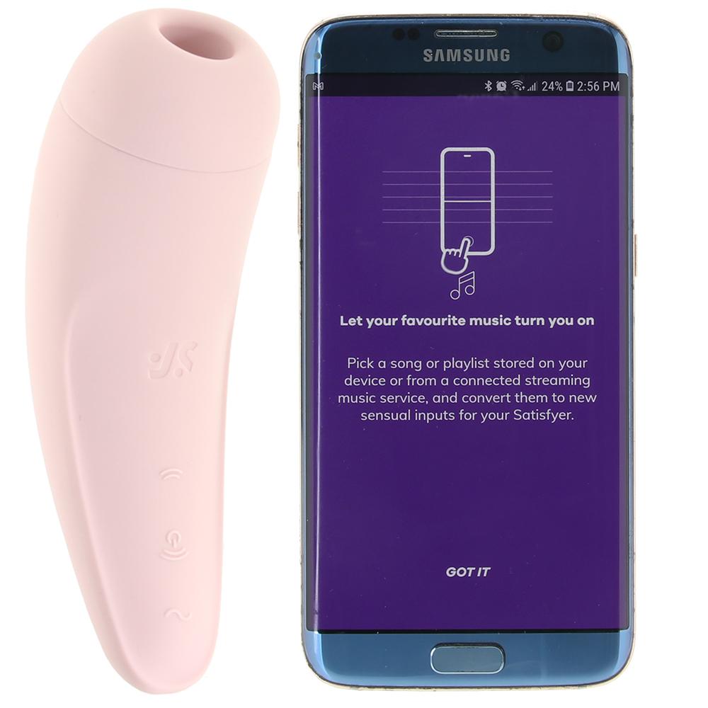 Satisfyer Curvy 2+ Air Pulse Stimulator in Pink