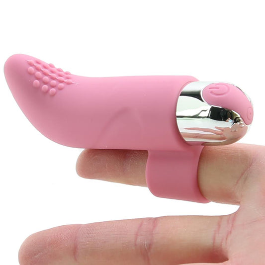 Silicone Rechargeable Finger Vibe in Pink