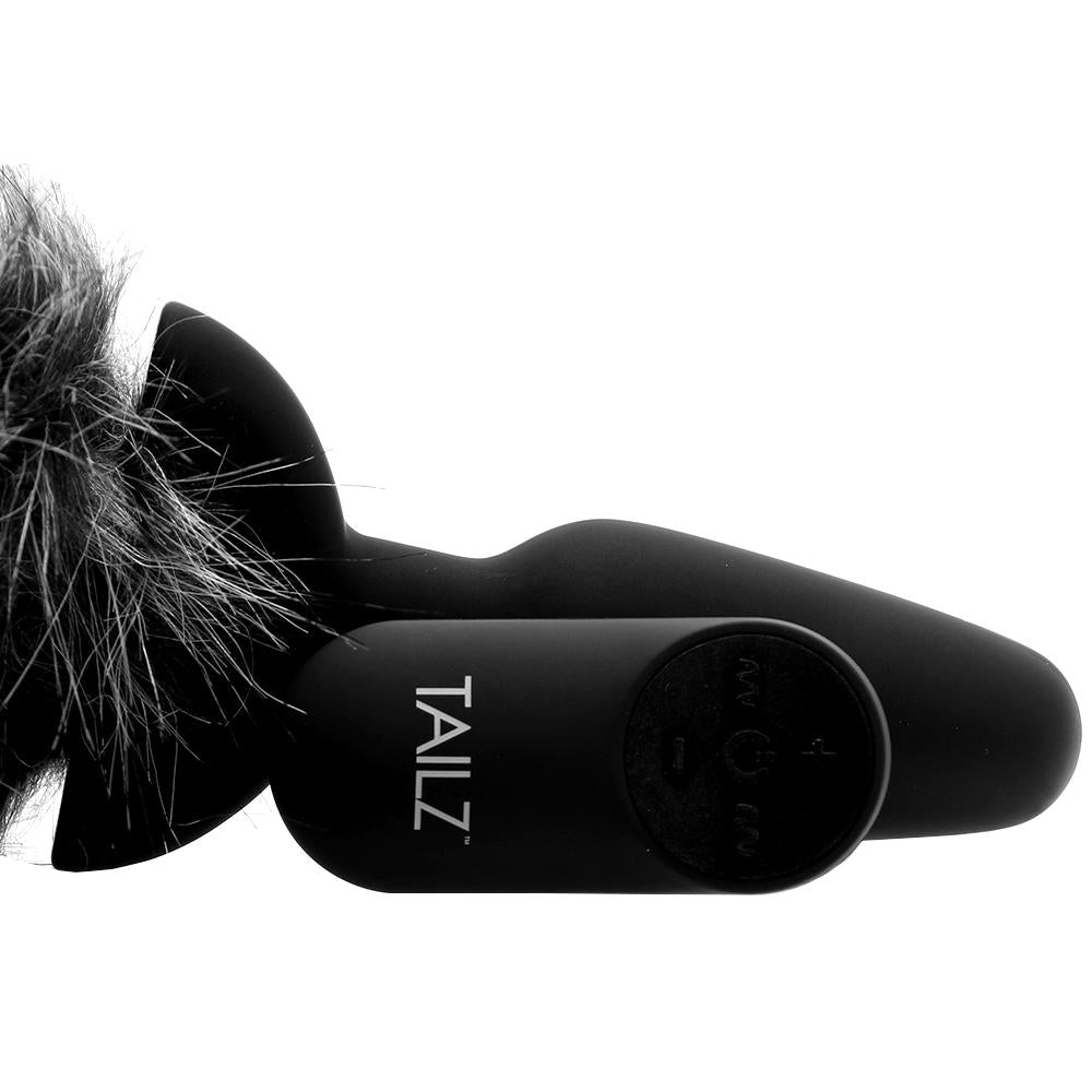 Tailz Grey Fox Vibrating Anal Plug