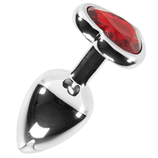 Booty Sparks Red Heart Gem Anal Plug Set
