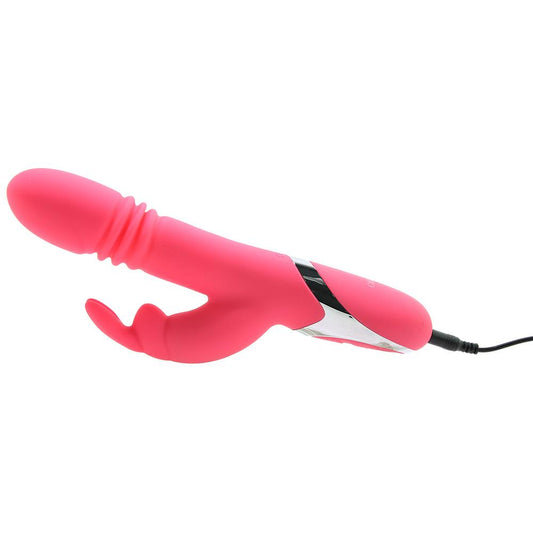 Enchanted Exciter Thrusting Rabbit Vibe in Coral