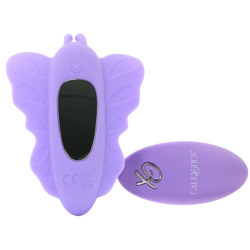 Venus Butterfly Remote Rocking Penis Vibe in Purple