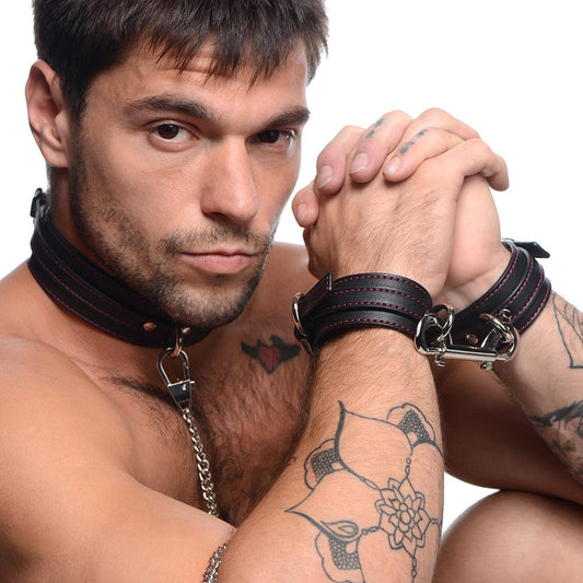 Master Series Kinky Clutch Black Bondage Set