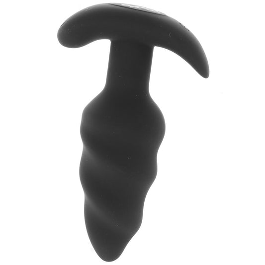 Bang! 21X Vibrating Swirl Remote Plug in Black