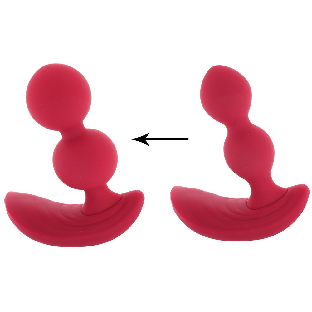 The Bubble Butt Inflatable Remote Vibe in Rose