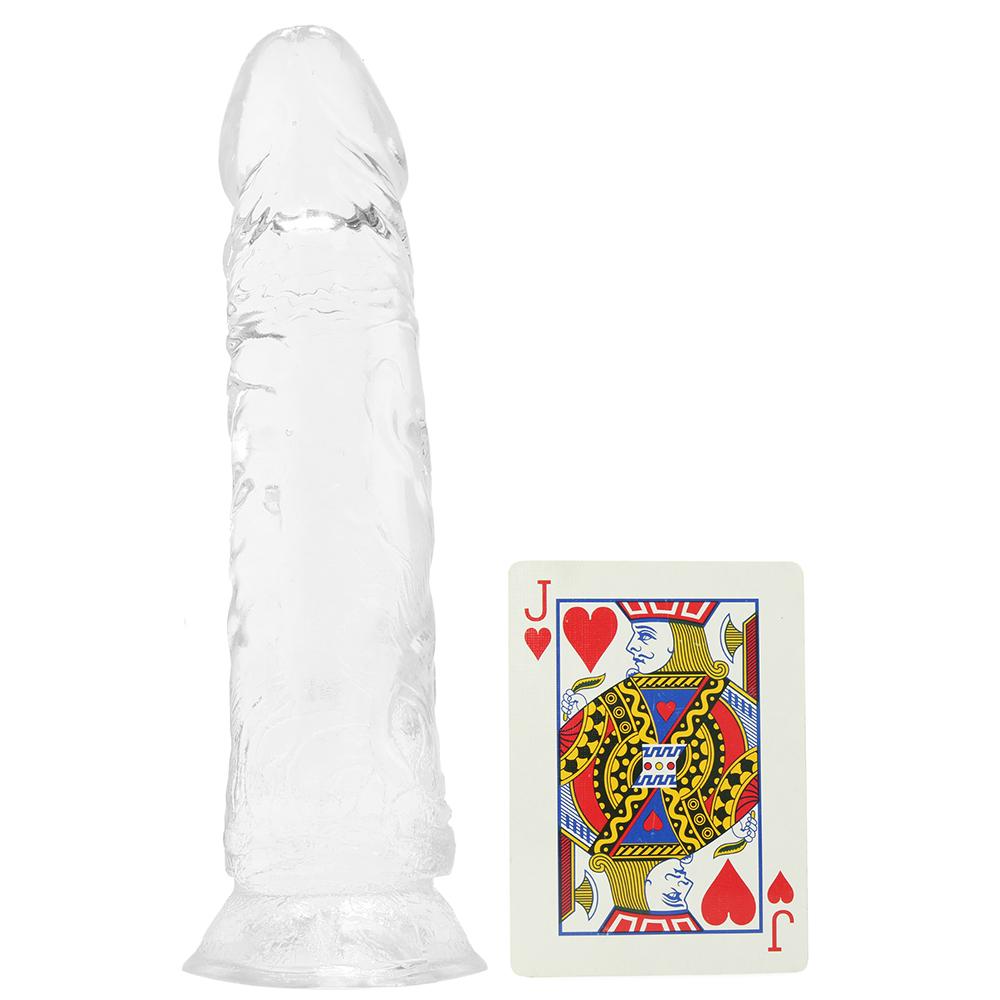 King Cock 8 Inch Clear Cock