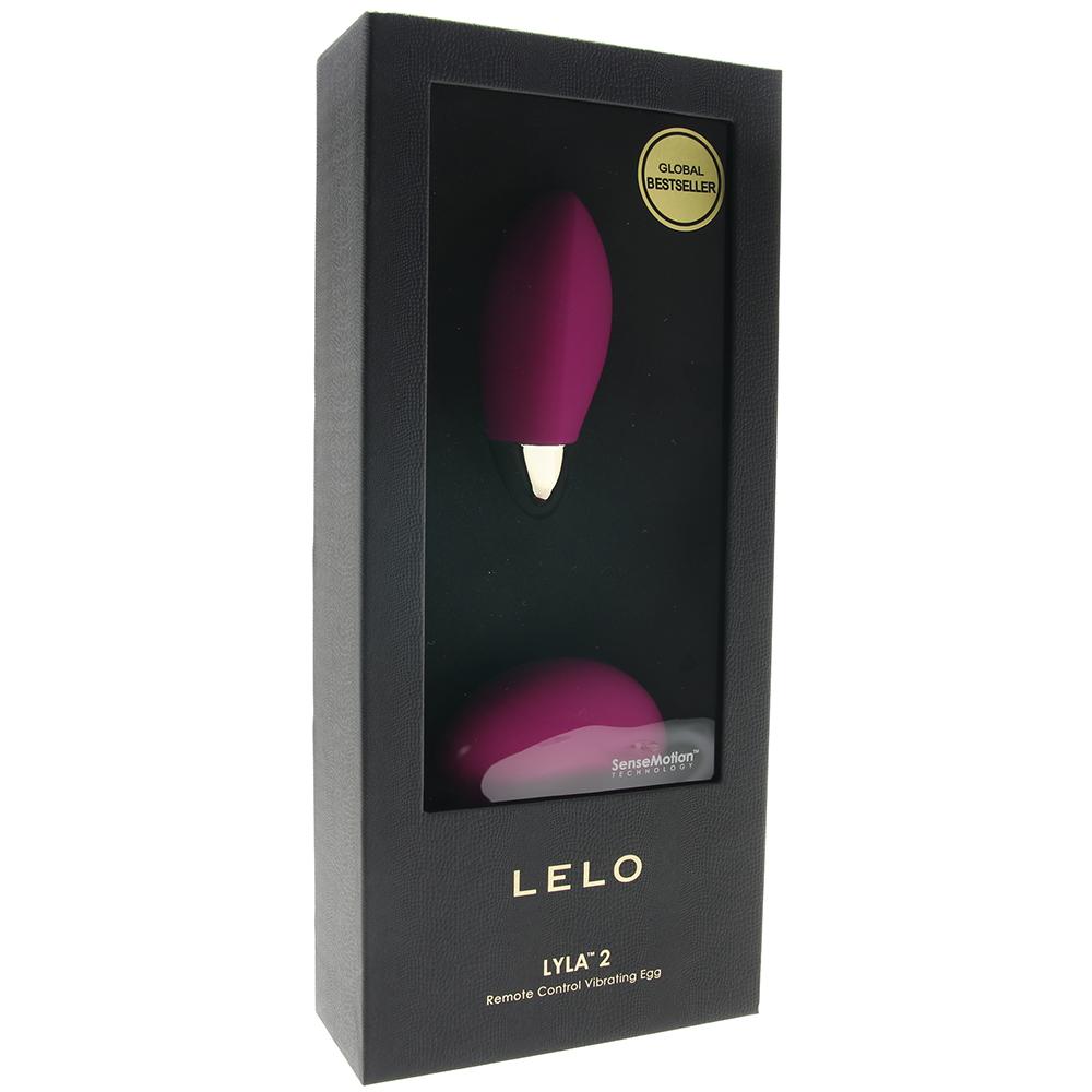 LYLA 2 Remote SenseMotion Egg Vibe in Deep Rose