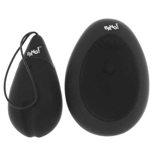 Bang! 10X Remote Controlled Egg Vibe in Black