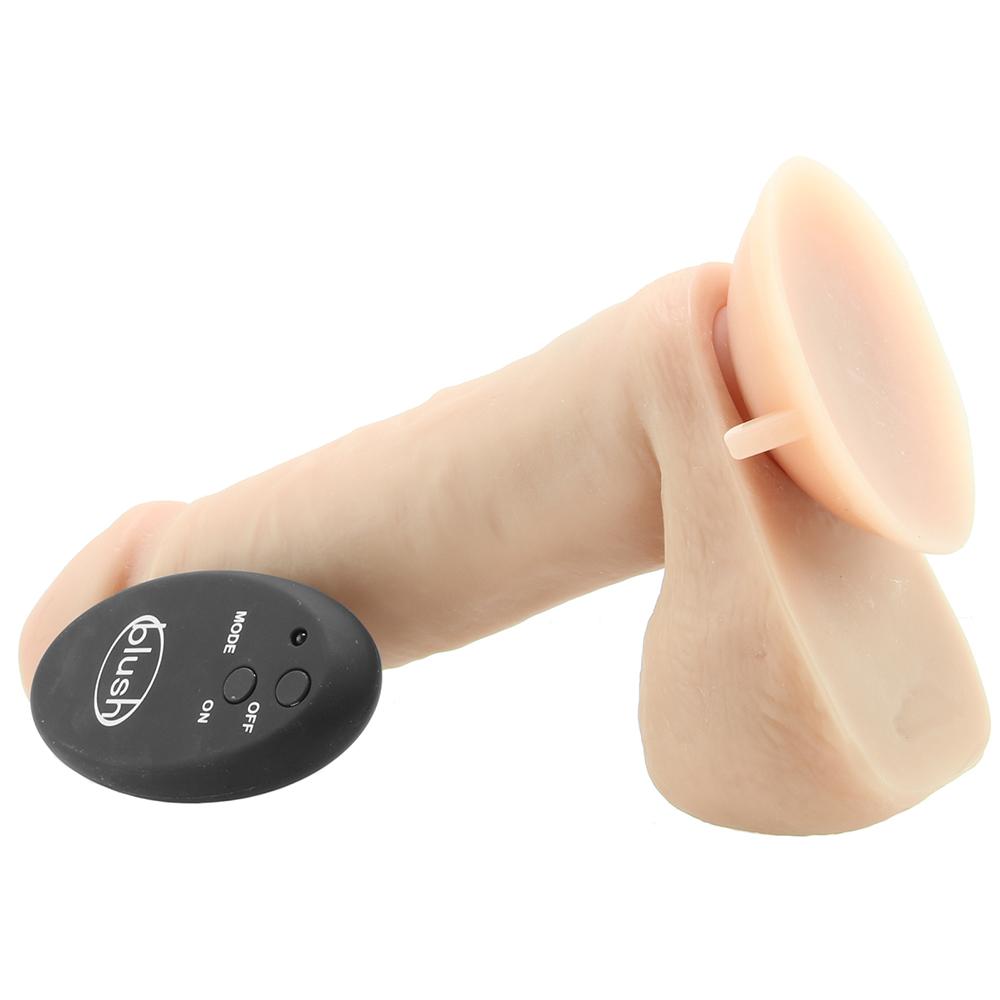 Dr. Skin 8 Inch Wireless Remote Vibrating Dildo in Beige