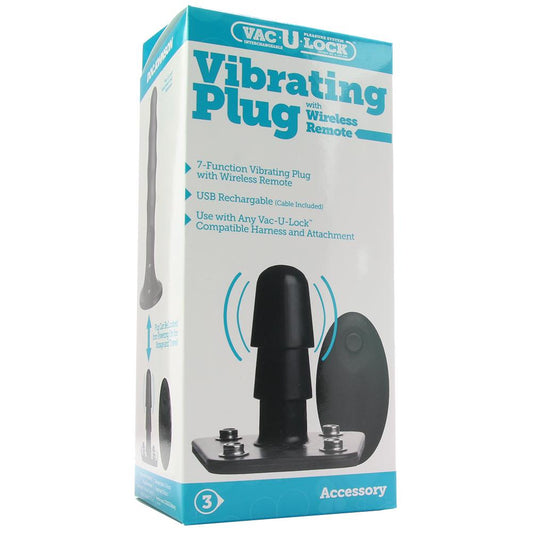 Vibrating Remote Vac-U-Lock Plug