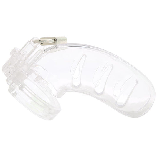 ManCage 03 4.5 Inch Chastity Device in Clear