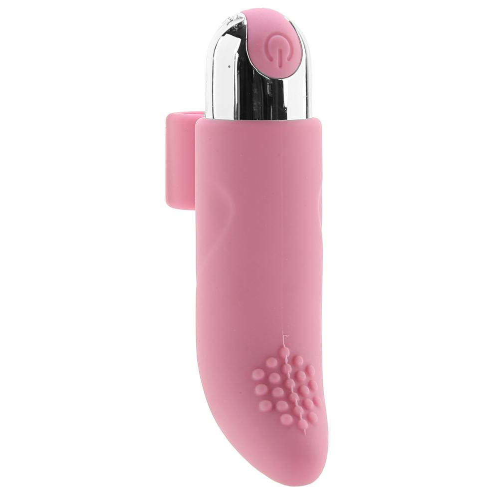 Silicone Rechargeable Finger Vibe in Pink