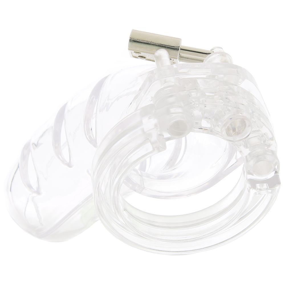 ManCage 03 4.5 Inch Chastity Device in Clear