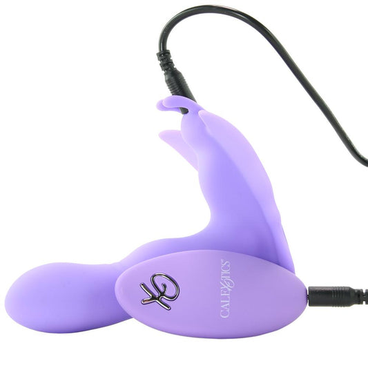 Venus Butterfly Remote Rocking Penis Vibe in Purple