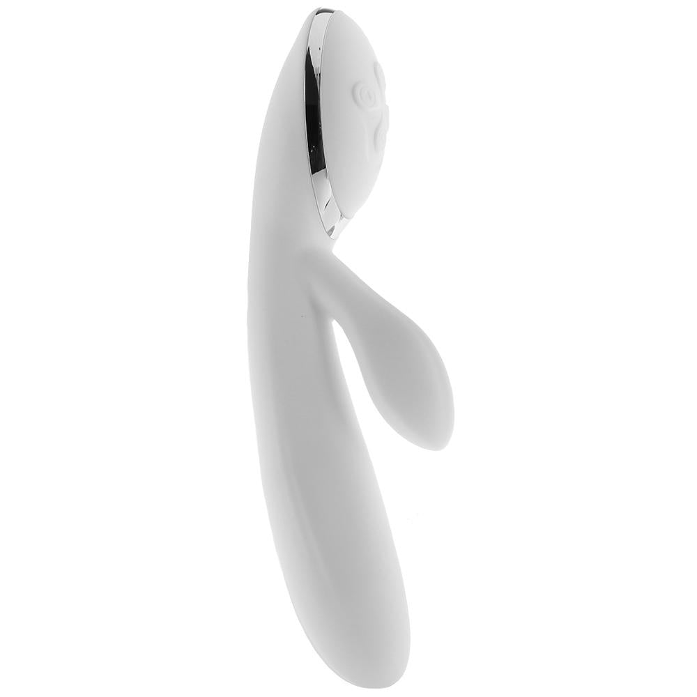 Vibes of New York Heat-Up Pleasure Rabbit in White