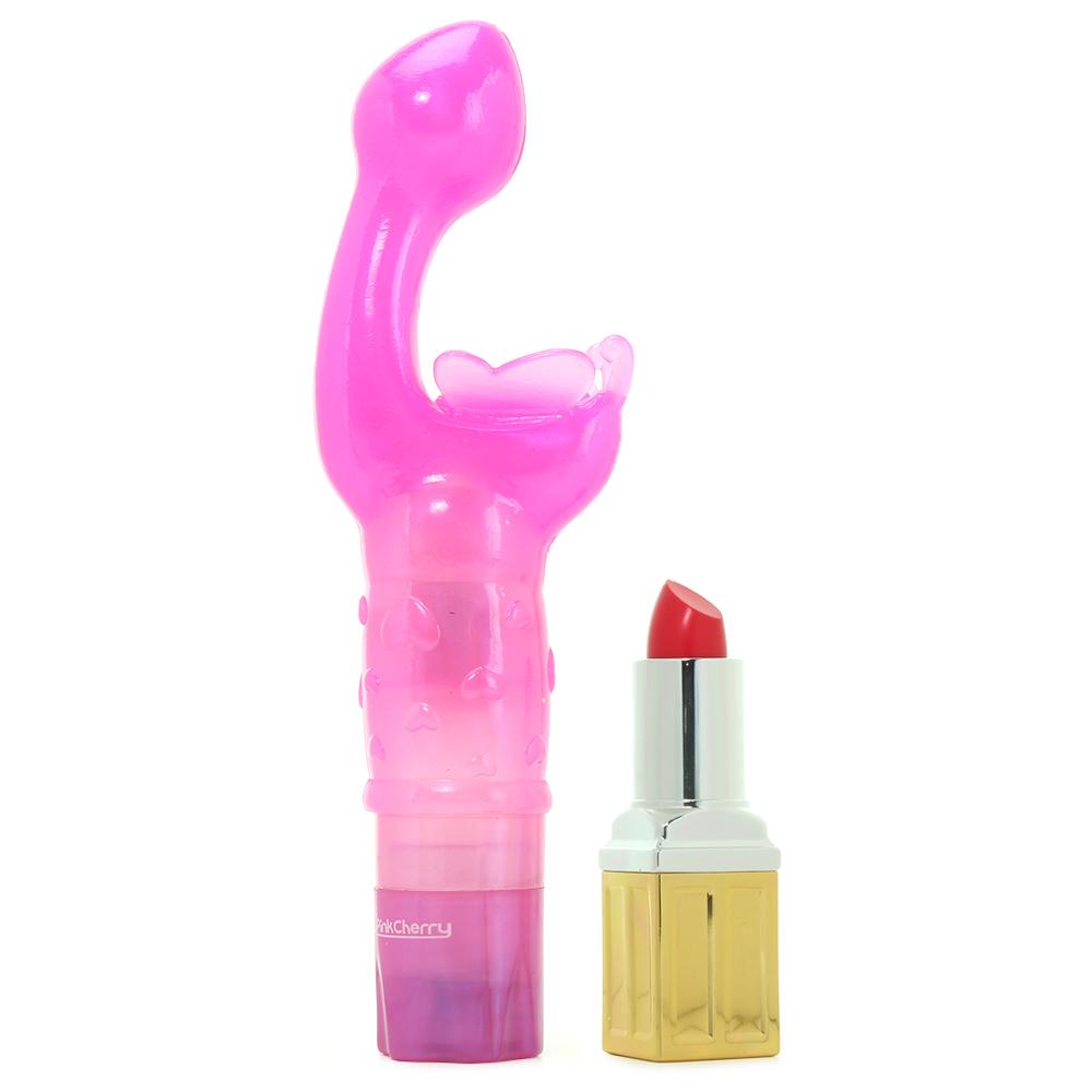 PinkCherry Butterfly Kiss Vibrator in Pink