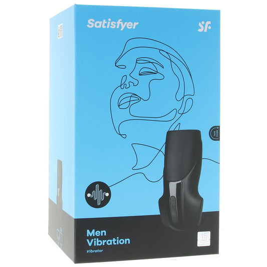 Satisfyer Men Vibration Stroker in Black
