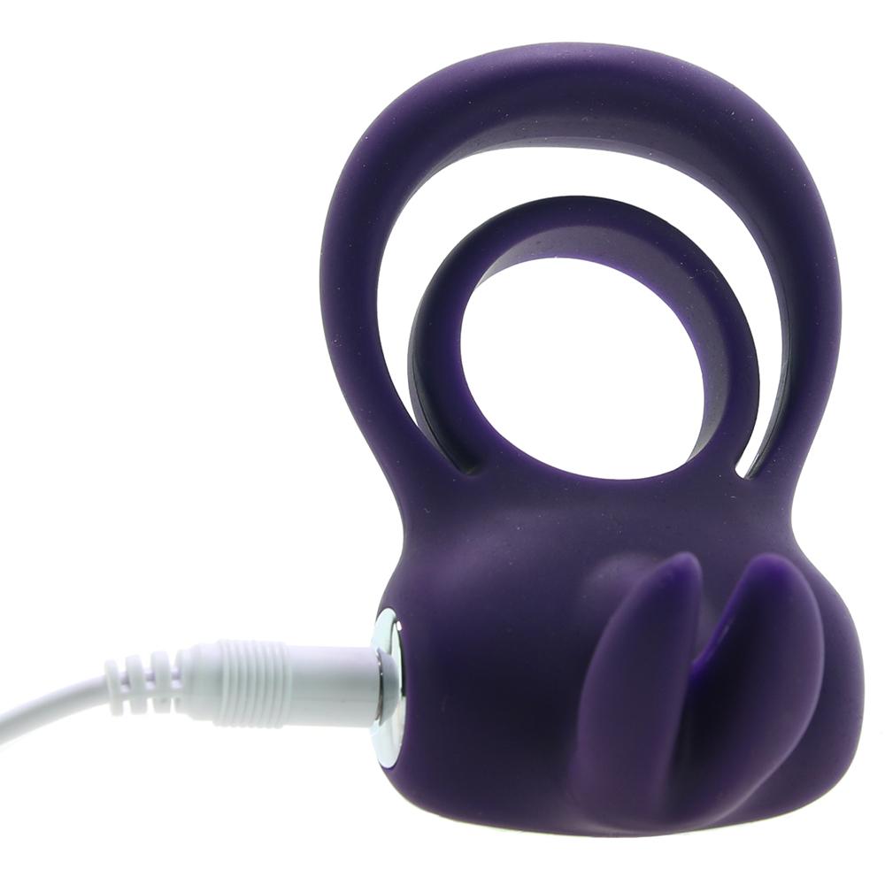 Thunder Bunny Rechargeable Dual C-Ring in Purple