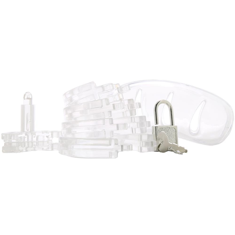 ManCage 03 4.5 Inch Chastity Device in Clear