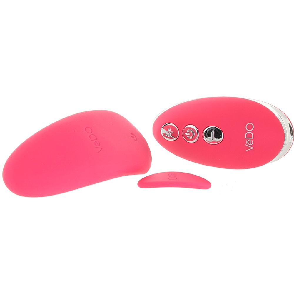Niki Rechargeable Magnetic Panty Vibe in Foxy Pink
