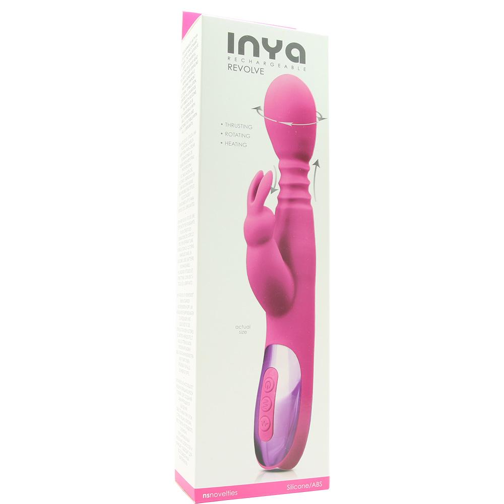 Inya Revolve Thrusting Rotating Rabbit Vibe in Pink