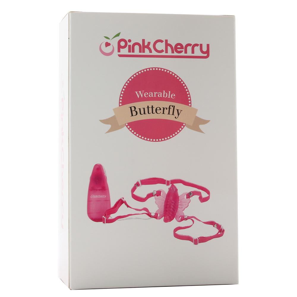 PinkCherry Wearable Butterfly Vibe in Pink