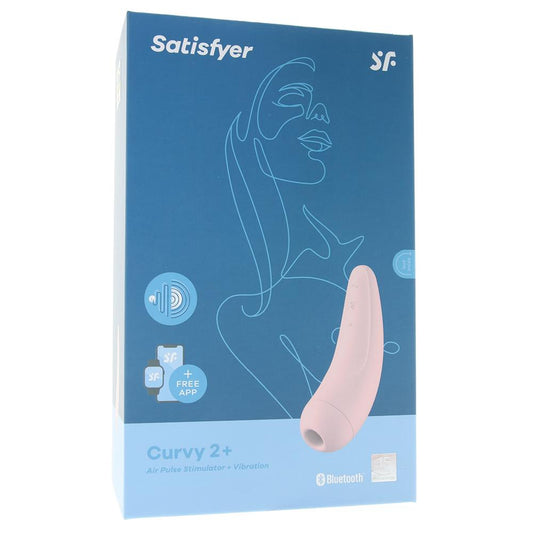 Satisfyer Curvy 2+ Air Pulse Stimulator in Pink