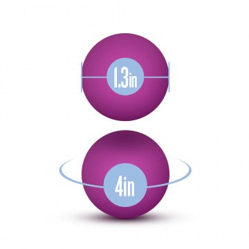 Luxe Double O Advanced Kegel Balls - Pink