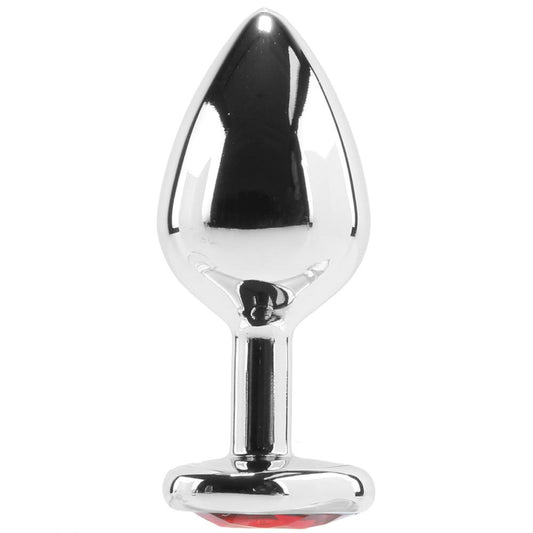 Booty Sparks Red Heart Gem Anal Plug in Medium