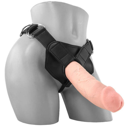 King Cock Strap-On Harness with 9 Inch Cock in Flesh