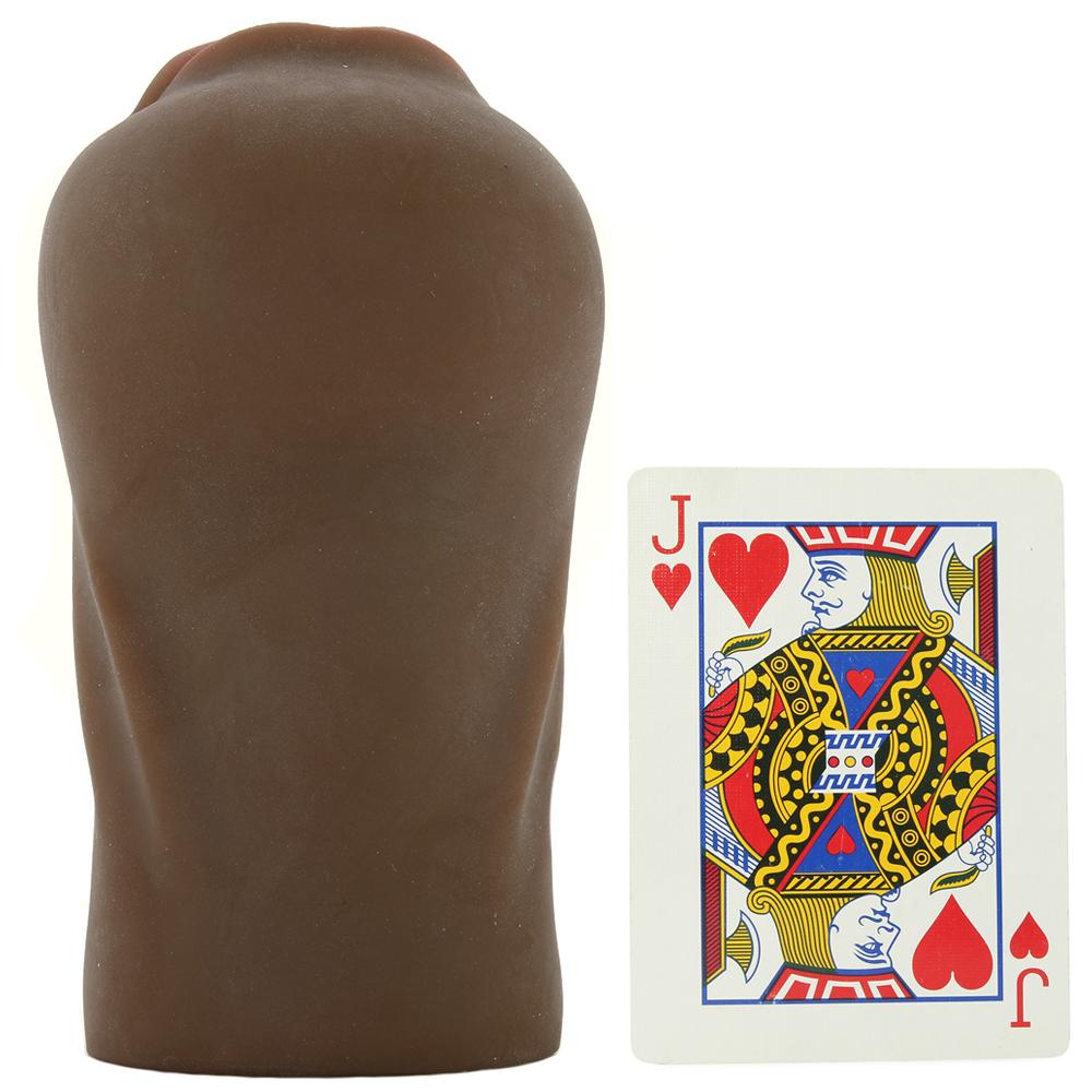 Stroke It Anatomical Mouth Stroker in Brown