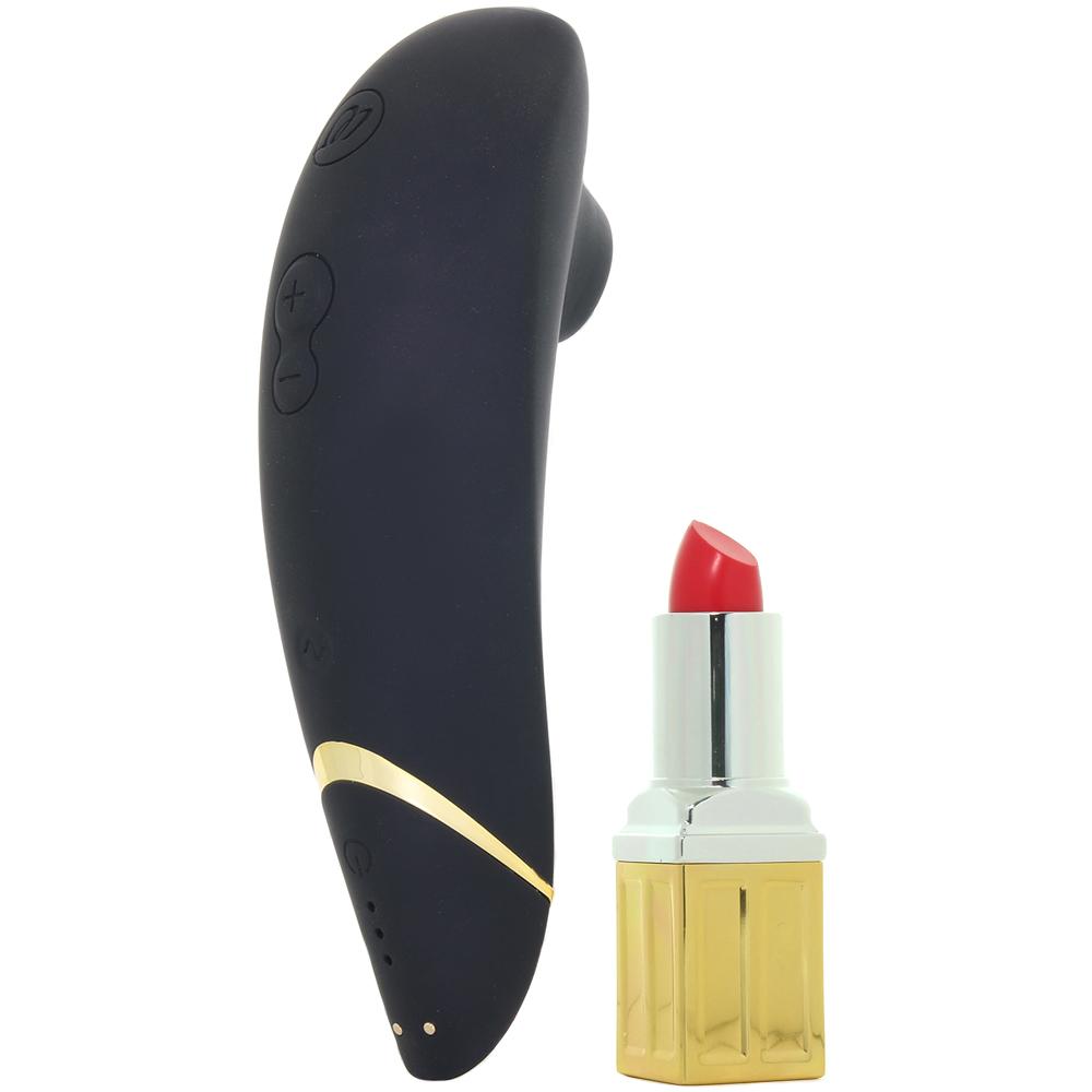 Womanizer Premium Clitoral Stimulator in Black/Gold