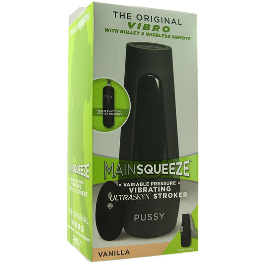 Main Squeeze Vibro ULTRASKYN Stroker in Vanilla